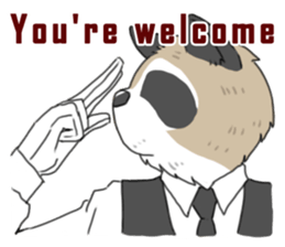 Mr. Raccoon sticker #15897415