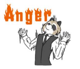 Mr. Raccoon sticker #15897416