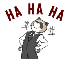 Mr. Raccoon sticker #15897419