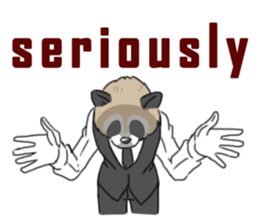 Mr. Raccoon sticker #15897421