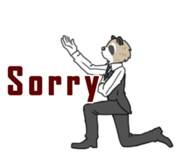 Mr. Raccoon sticker #15897423