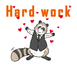 Mr. Raccoon sticker #15897427