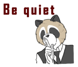 Mr. Raccoon sticker #15897430