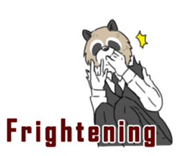 Mr. Raccoon sticker #15897433