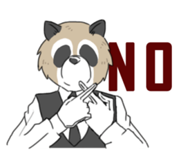 Mr. Raccoon sticker #15897435