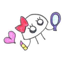 Jellyfish and friends of the sea sticker #15897571