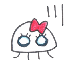 Jellyfish and friends of the sea sticker #15897578