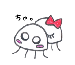 Jellyfish and friends of the sea sticker #15897584