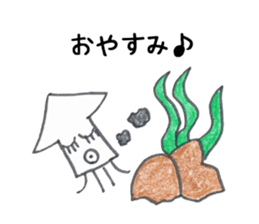 Jellyfish and friends of the sea sticker #15897608