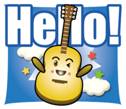 guitar-boy sticker #15897626