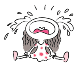 little girl talk sticker #15898097