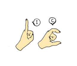 hands&mouth sticker #15898370