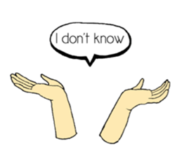 hands&mouth sticker #15898373