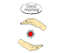 hands&mouth sticker #15898374