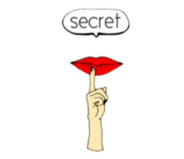 hands&mouth sticker #15898376