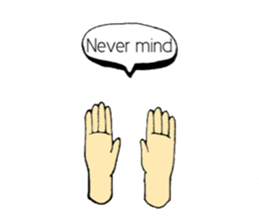 hands&mouth sticker #15898377