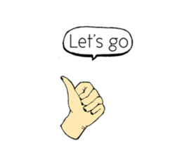 hands&mouth sticker #15898379