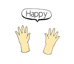 hands&mouth sticker #15898386