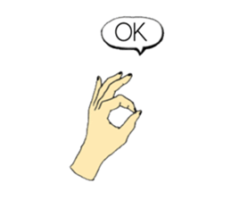 hands&mouth sticker #15898389