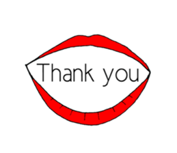 hands&mouth sticker #15898395