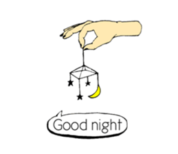 hands&mouth sticker #15898398