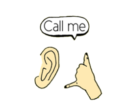 hands&mouth sticker #15898399