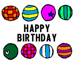 nanaco[Birthdaymessage] sticker #15898622
