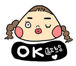 Miss Onigiri sticker #15900363