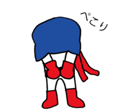 masked-fighter-naago2 sticker #15900636