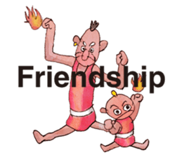 A pro wrestler Brother of red iron3 sticker #15901139