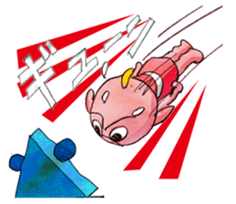 A pro wrestler Brother of red iron3 sticker #15901147