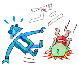 A pro wrestler Brother of red iron3 sticker #15901148