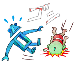 A pro wrestler Brother of red iron3 sticker #15901148