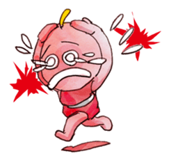 A pro wrestler Brother of red iron3 sticker #15901149