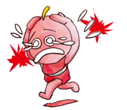 A pro wrestler Brother of red iron3 sticker #15901149