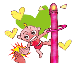 A pro wrestler Brother of red iron3 sticker #15901159