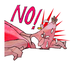 A pro wrestler Brother of red iron3 sticker #15901173