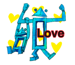 A pro wrestler Brother of red iron3 sticker #15901177