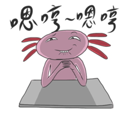 Crazy Axolotl 2 sticker #15901258