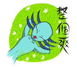 Crazy Axolotl 2 sticker #15901262
