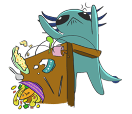 Crazy Axolotl 2 sticker #15901273