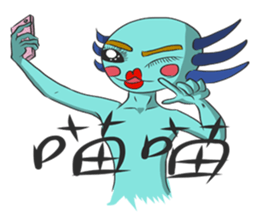 Crazy Axolotl 2 sticker #15901274