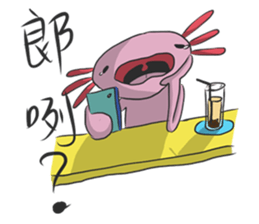 Crazy Axolotl 2 sticker #15901276