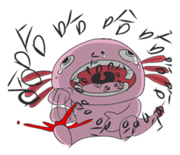 Crazy Axolotl 2 sticker #15901277