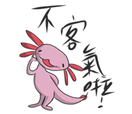 Crazy Axolotl 2 sticker #15901280
