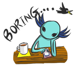 Crazy Axolotl 2 sticker #15901292