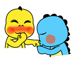 Forever Love Dinosaur sticker #15901658