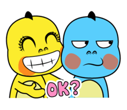 Forever Love Dinosaur sticker #15901660