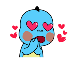 Forever Love Dinosaur sticker #15901671