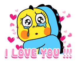Forever Love Dinosaur sticker #15901674